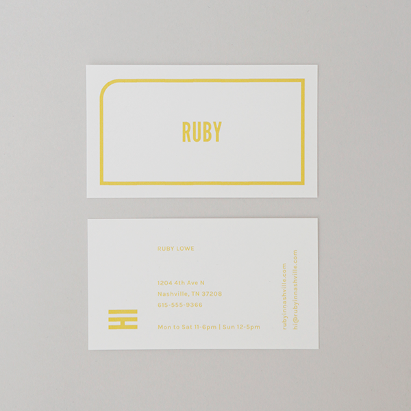 Ruby Business Cards